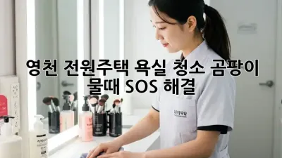 영천 전원주택 욕실 청소🧹 곰팡이 물때 SOS 해결!